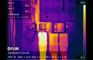 IR 0023 2 300x193 - Loose connection on "A" phase - Infrared Imaging Services LLC