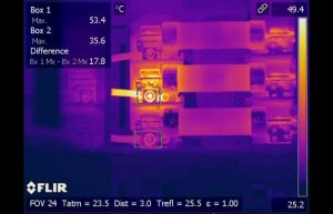 Infrared inspection hot fuse connection 0 300x193 - Infrared inspection detects hot connection to fuse terminal - Infrared Imaging Services LLC