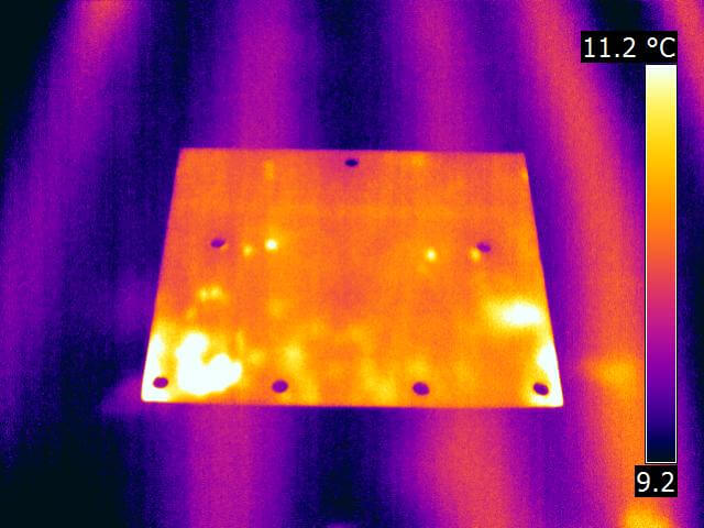 Marking radiant heat lines 1 - Radiant Heat Leak Detection