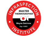 Master Thermographer badge logo - Roof Scan Infrared
