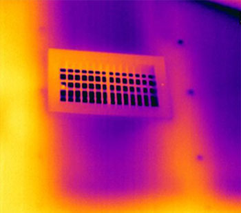 noinsulationaroundvent 1 - Building Infrared