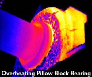 pillow block 0 0 1 300x249 - Thermal image of an overheated Pillow Block Bearing - Infrared Imaging Services LLC