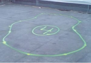 visiblelight 300x208 - Infrared roof inspection of a EPDM roof shows where the wet insulation is - Infrared Imaging Services LLC